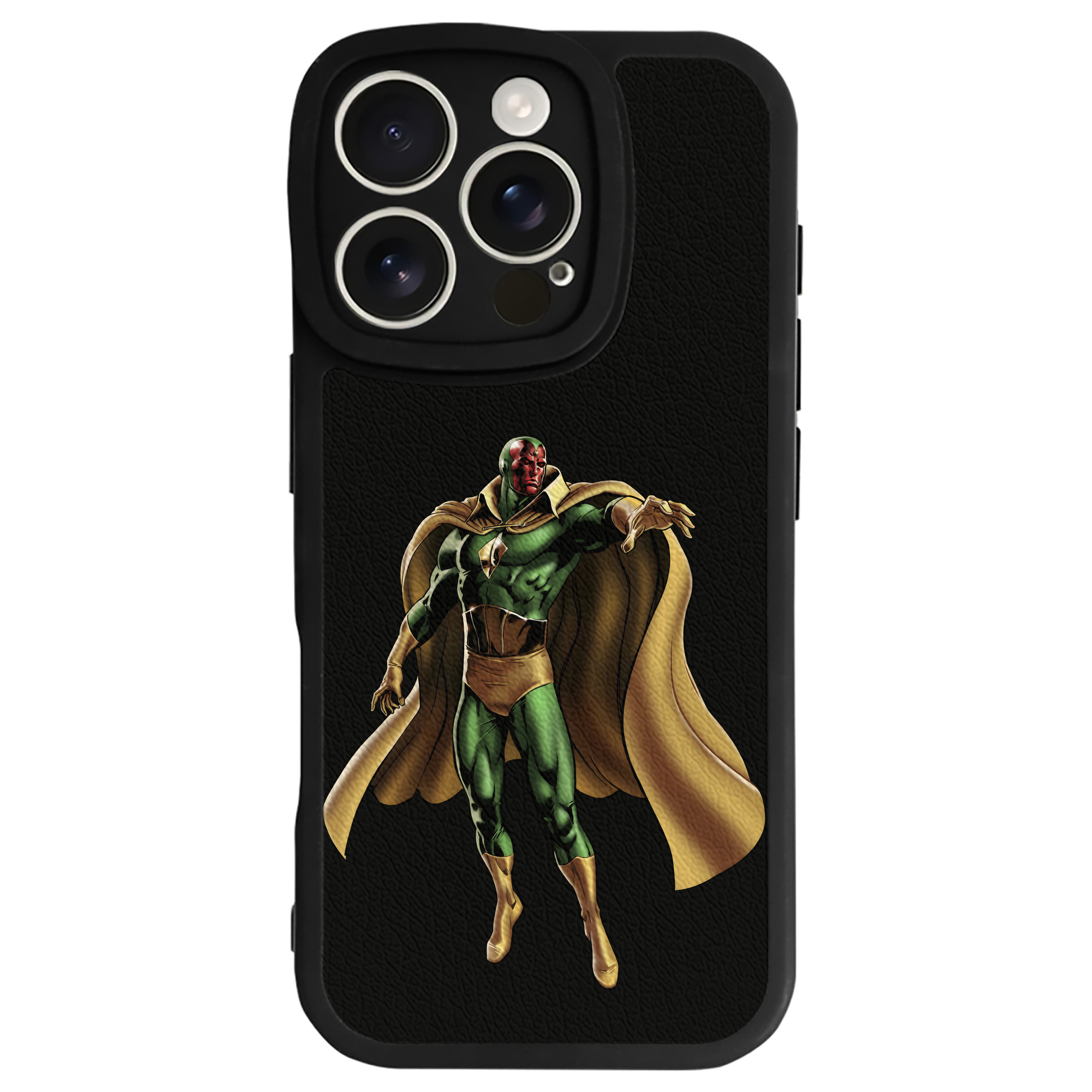（画像用） アベンジャーズ The Avengers 【iPhone 16シリーズ対応】シリコンスマホケース（レザー調） 材質：シリコン
